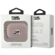 Karl Lagerfeld AirPods Pro 2 maciņš Monogram Karl & Choupette Head, rozā