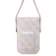 Сумка для смартфона Guess 4G Metal Script Logo, розовая