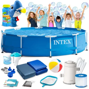 Intex 28202-M Frame Pool with Pump and Accessories, 305 x 76 cm
