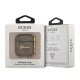 Guess AirPods 1 / 2 maciņš 4G Script Metal Collection, brūns
