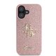 Guess iPhone 16 Case Fixed Glitter Big 4G, Pink