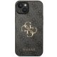 Guess 4G Lielais metāla logotips iPhone 15 - pelēks | Big Metal Logo case for gray