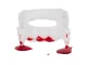 Mākslīgo zobu un asiņu komplekts Helovīnam, vampīra ilkņi, 14 ml