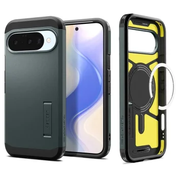 Spigen Tough Armor Mag MagSafe Phone Case Cover Google Pixel 10 / 10 Pro - Green
