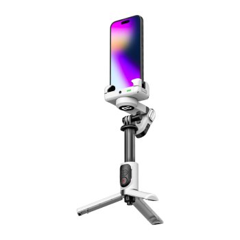 Стабилизатор Aochuan M1 Pro с RGB-подсветкой, белый