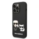 Karl Lagerfeld Karl & Choupette MagSafe Case for iPhone 14 Pro, Black