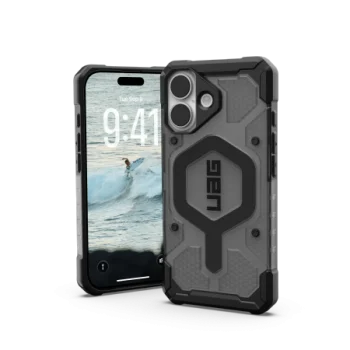 UAG Pathfinder Clear MagSafe maciņš ar MagSafe priekš iPhone 17 – melns un pelēks | Phone Case Cover