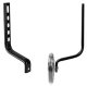 LED Light Up Training Wheels for Kids Bike 12-20 Inch, Black