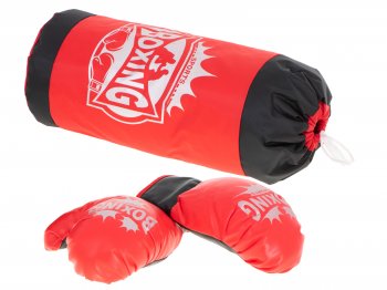 Bērnu Boksa Komplekts Karināms Maiss Bumbieris ar Cimdiem | Kids Boxing Punch Pear with Gloves