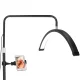 Косметологическая LED лампа-дуга 36W, бестеневая, черная