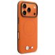 BMW M FW metāla logotipa MagSafe maciņš iPhone 17 Pro Max tālrunim – oranžs | Phone Case Cover