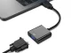 HDMI uz VGA adapteris, melns