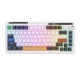 Bezvadu mehāniskā klaviatūra Royal Kludge KZZI K75 pro RGB, Eternity Switch (melnā un baltā krāsā) | Wireless...