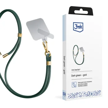 3mk EasyClip viedtālruņa aukla, zaļa