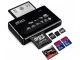 Atmiņas karšu lasītājs USB Multi CF SD Micro SD XD MS MMC