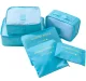 Ceļojumu Organaizeri, 6 gab., Zils | Travel Organizer