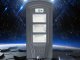 LED solar street lamp with remote, motion and dusk sensor, IP65
