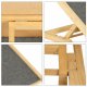 Adjustable Wooden Folding Pet Ramp for Dogs and Cats 70 cm