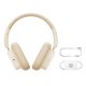 Baseus Bowie H1i Wireless Bluetooth Over-Ear Headphones, White | Bezvadu uz Auss Liekamas Austiņas Ausis ar Mikrofonu