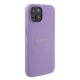 Guess для iPhone 15 Plus / 14 Plus чехол Saffiano MagSafe, фиолетовый