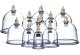 4Fizjo 1169 Fireless Vacuum Cupping Set, 12 pcs