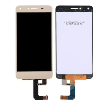 LCD Screen with Touch Glass and Frame for Huawei Y5 II, Gold
