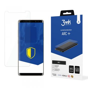 Samsung Galaxy Note 8 (N950F) Aizsargplēve uz Visu Ekrānu | 3MK ARC+ Protective Film Rounded Fullscreen Protector