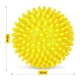 Массажный мяч с шипами 4Fizjo SPIKE+, 10 см, желтый