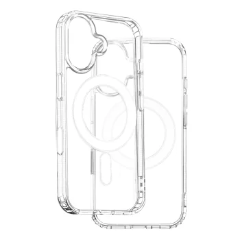 Чехол TFO Anti Shock Mag для iPhone 16 6.1", прозрачный