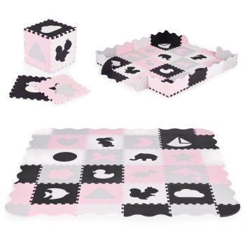 Детский коврик-пазл с бортиками сухой бассейн 36 эл. ECOTOYS