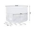 Rotating Kitchen Organiser with 4 Drawers for Spices