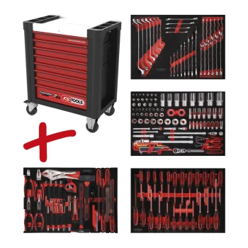 KS Tools Performanceplus P10 Tool Trolley Set with 180 Tools