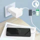 Сетевое зарядное устройство USB Samsung EP-TA200EWE 15W с кабелем USB-C белое