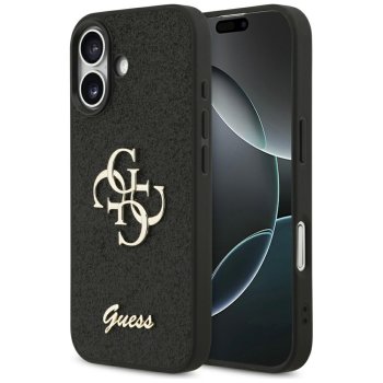 Guess 4G Strap Classic Logo vāciņš iPhone 17 - Melns | Phone Case Cover Black