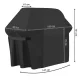 Чехол для гриля Kaminer 147x63x131 см, черный