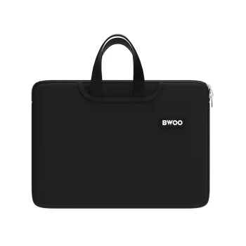 Неопреновая сумка для ноутбука BWOO 15" с ручкой, черная