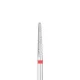 EXO PRO cietkausējuma nagu frēzes uzgalis, konuss, 2.3 mm, smalks (sarkans)