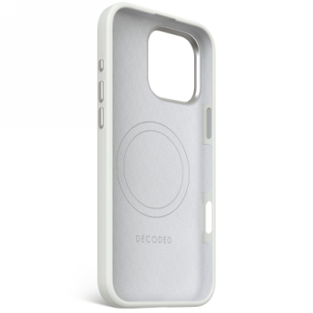 Decoded AntiMicrobial Silicone Backcover with MagSafe iPhone 16 Pro Max - Gray