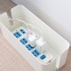 Dustproof Cable Storage and Management Box with Lid Cord Organizer, White