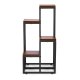 Подставка для цветов Modernhome PJJPS0011 DARK, 4 полки, темный орех