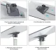 Caurules stiprinājuma adapteris Starlink Gen 3 antenai (25–56 mm), pelēks