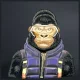 Nimmy Crossbody Cool&Cute 2.0 Gorilla plecu soma, Melna