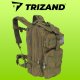 Trizand 00023243 militārā stila mugursoma, 26L, zaļa