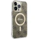 Guess 4G MagSafe vāciņš iPhone 15 Pro Max, brūns