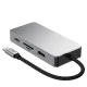 USB-C концентратор Tech-Protect HB05 9in1, серый