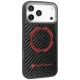 Audi iPhone 17 Pro Max vāciņš RSQ Carbon Fiber Sport Red Circle, melns