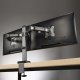 Настольное крепление для двух мониторов Ergo Office ER-449, 17\"-32\", до 9 кг