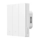 Viedais Zigbee skārienjutīgais sienas slēdzis Sonoff ZBM5-3C-86W, 3 kanālu, balts