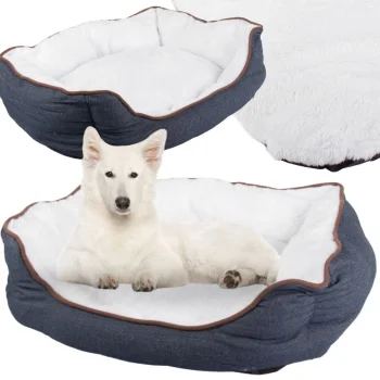 Soft Pet Bed for Dogs and Cats, Size M, 60x40 cm