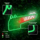 Светодиодная неоновая лампа Forever Light FLNJ03 Jurassic Крокодил, Зеленая